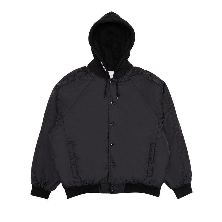 Supreme Hooded Stadium Jacket Black