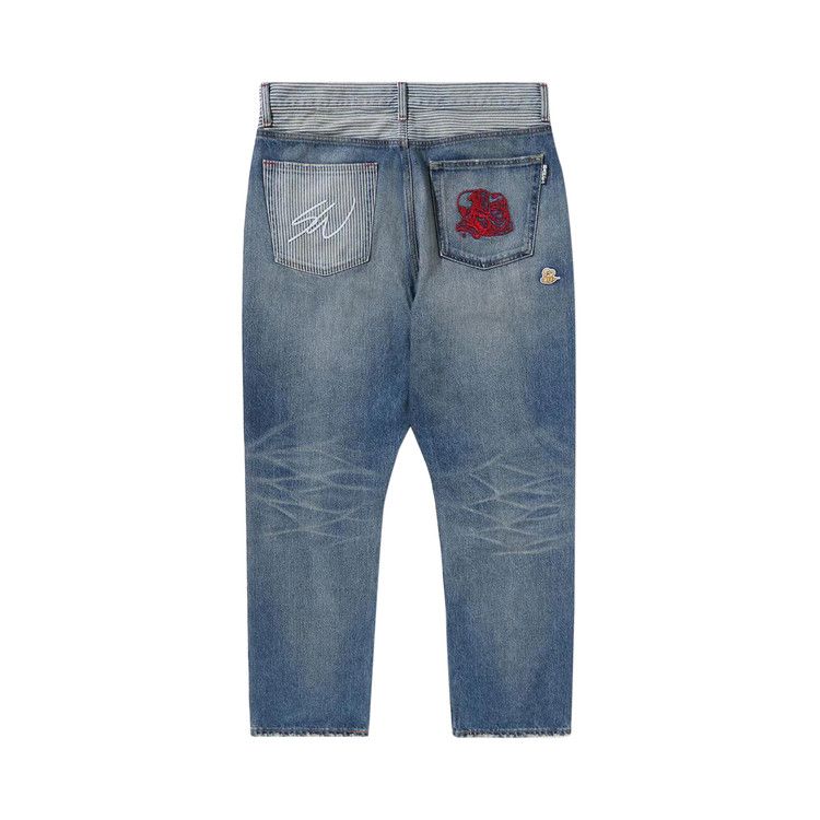 BAPE x Sean Wotherspoon Crazy Denim Pants Indigo