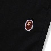 BAPE Ape Head One Point 2 Pleat Easy Chino Shorts Black