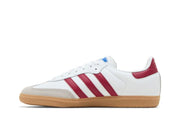 Adidas Samba OG J White Collegiate Burgundy Gum