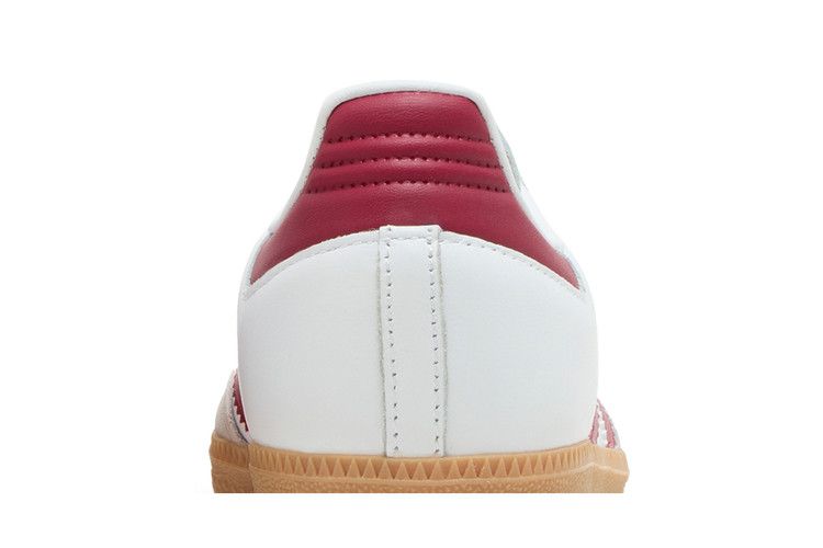 Adidas Samba OG J White Collegiate Burgundy Gum