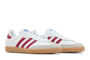 Adidas Samba OG J White Collegiate Burgundy Gum