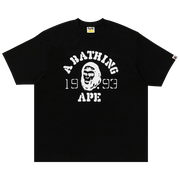BAPE OG Ape Head College Relaxed Fit T-Shirt Black