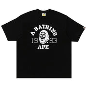 BAPE OG Ape Head College Relaxed Fit T-Shirt Black