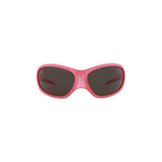 Balenciaga Wrap Around Sunglasses Pink/Grey