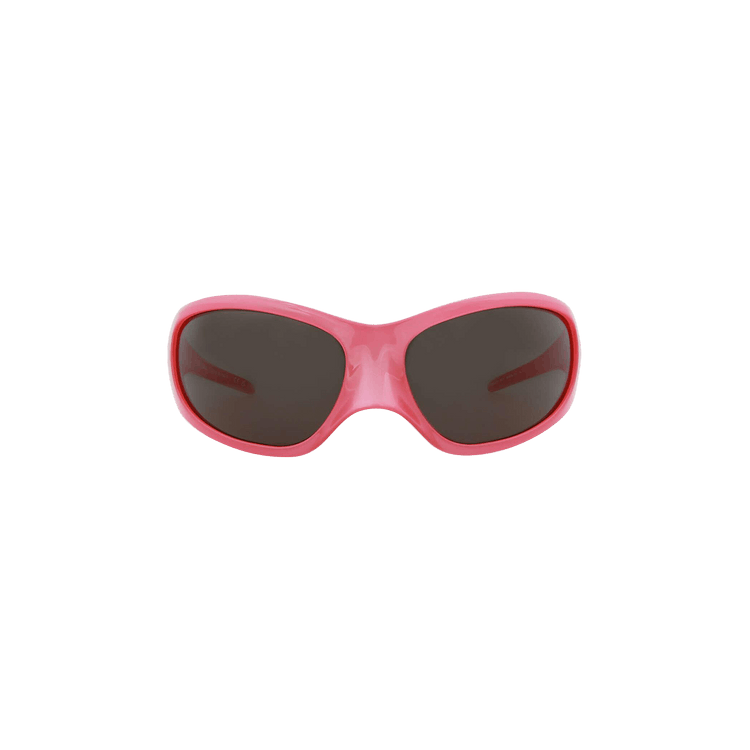 Balenciaga Wrap Around Sunglasses Pink/Grey
