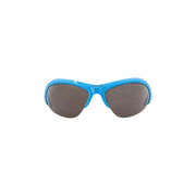 Balenciaga Wrap Around Sunglasses Light Blue/Silver/Grey