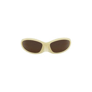 Balenciaga Wrap Around Sunglasses Yellow/Brown