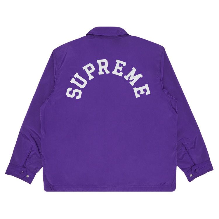 Supreme x Champion Coaches Jacket Purple