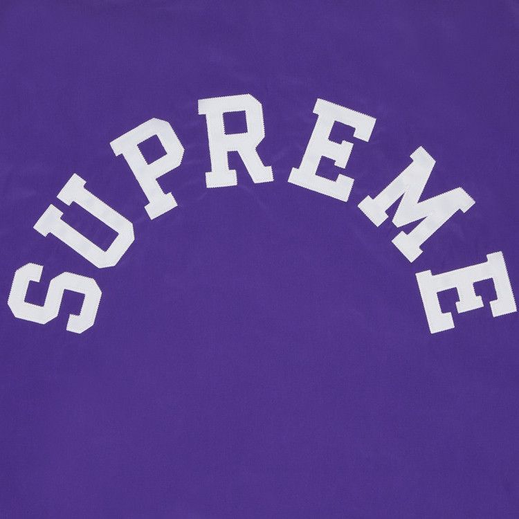 Supreme x Champion Coaches Jacket Purple