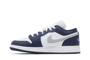 Air Jordan 1 Low GS Midnight Navy Wolf Grey