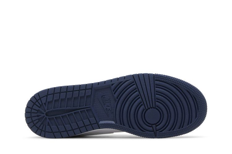 Air Jordan 1 Low GS Midnight Navy Wolf Grey