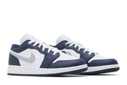 Air Jordan 1 Low GS Midnight Navy Wolf Grey