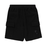 BAPE Ape Head Cargo Sweat Shorts Black