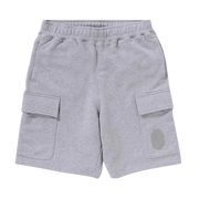 BAPE Ape Head Cargo Sweat Shorts Grey