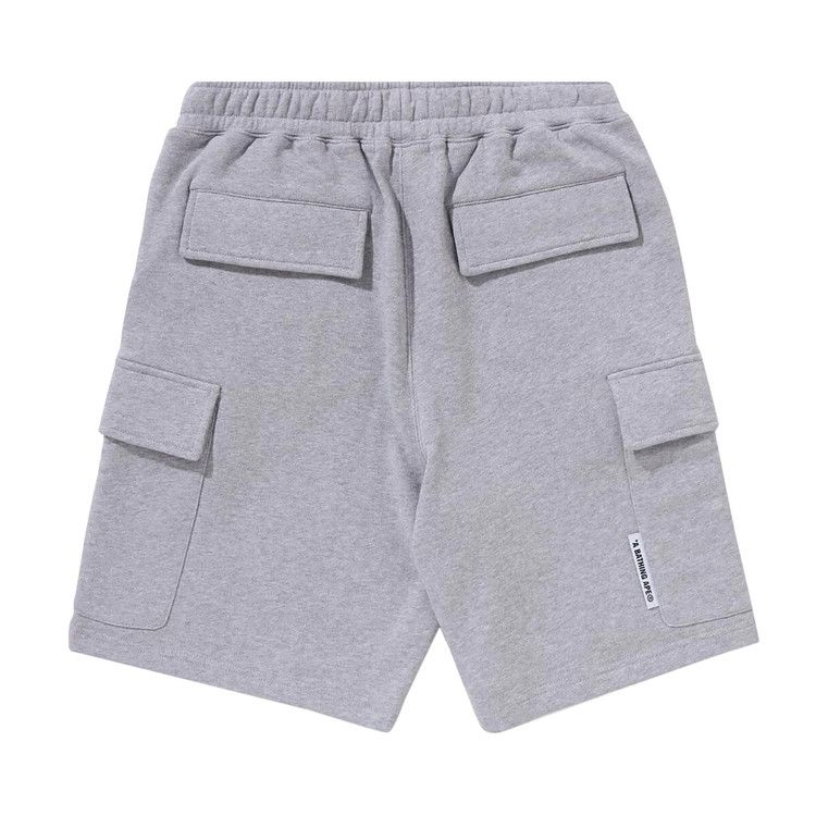 BAPE Ape Head Cargo Sweat Shorts Grey