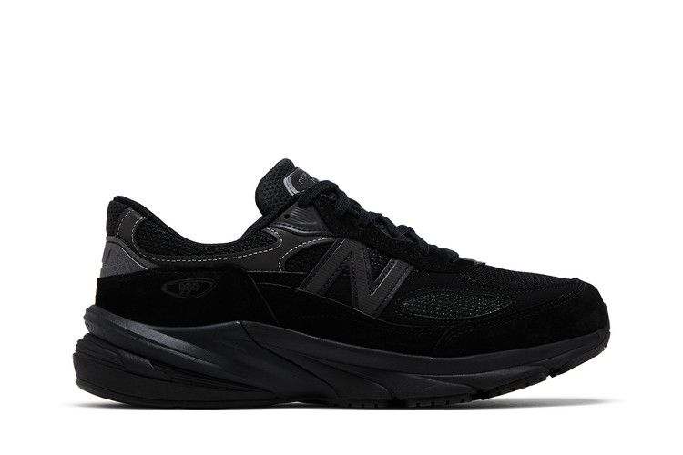 New Balance 990v6 Made in USA 2E Wide Triple Black
