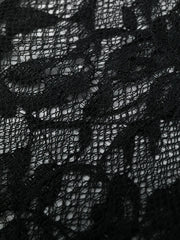 lace mid-calf socks