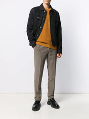 straight-leg corduroy trousers
