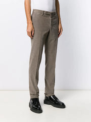 straight-leg corduroy trousers