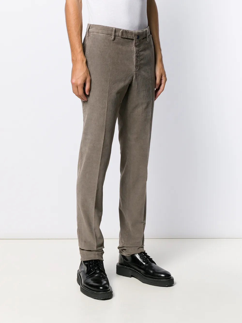 straight-leg corduroy trousers