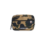 BAPE 1st Camo Cordura Multi Pouch Yellow