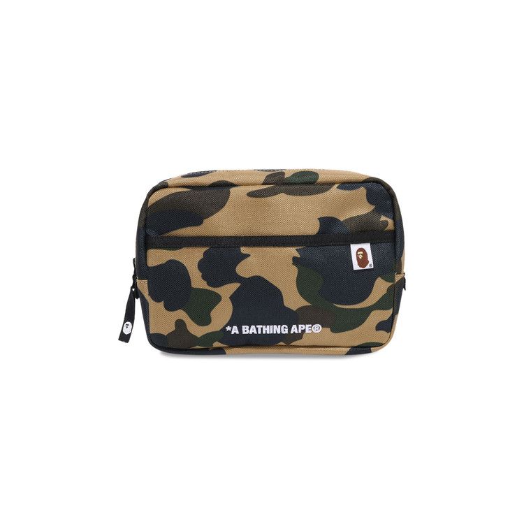 BAPE 1st Camo Cordura Multi Pouch Yellow