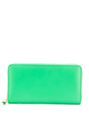 zip-around leather wallet