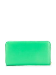 zip-around leather wallet