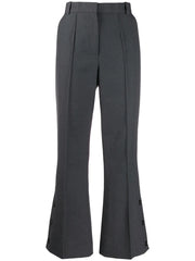 wide-leg tailored trousers