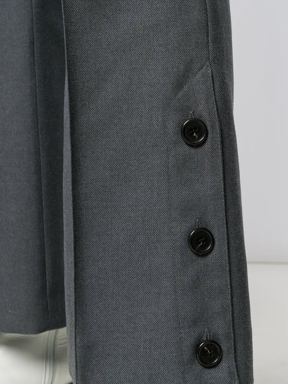 wide-leg tailored trousers