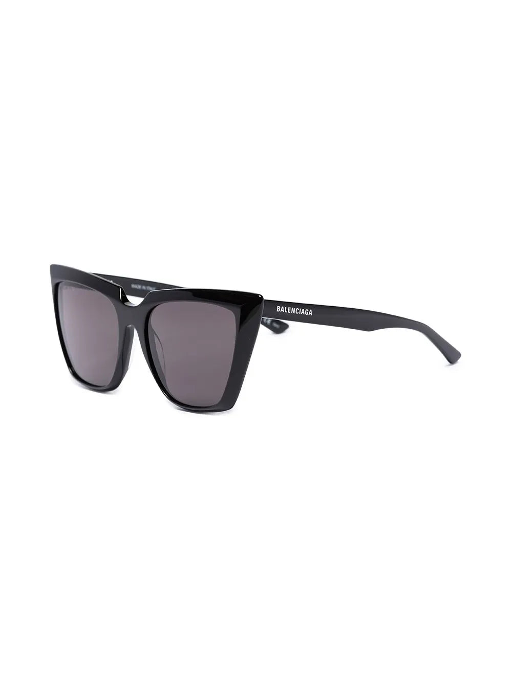 logo-engraved cat-eye sunglasses