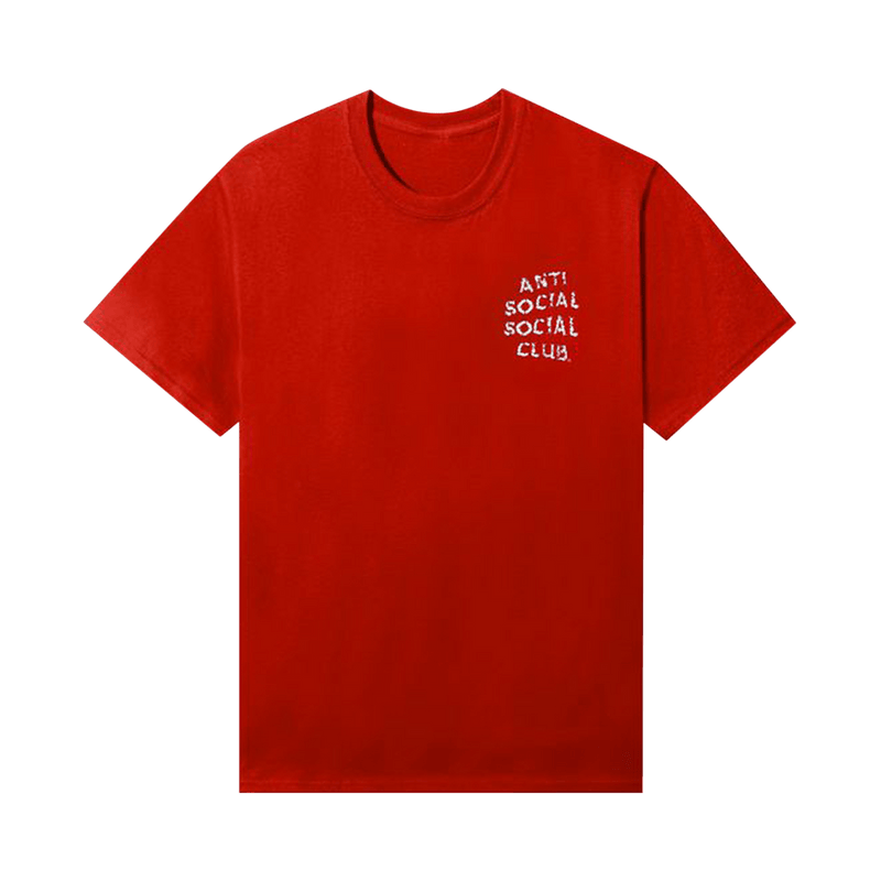 Anti Social Social Club Partly Cloudy T-Shirt Red