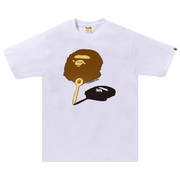BAPE Japanese Fan Ape Head T-Shirt White