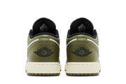 Air Jordan 1 Low GS Black Toe Medium Olive