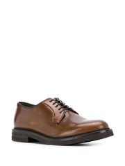 Cordovan derby shoes