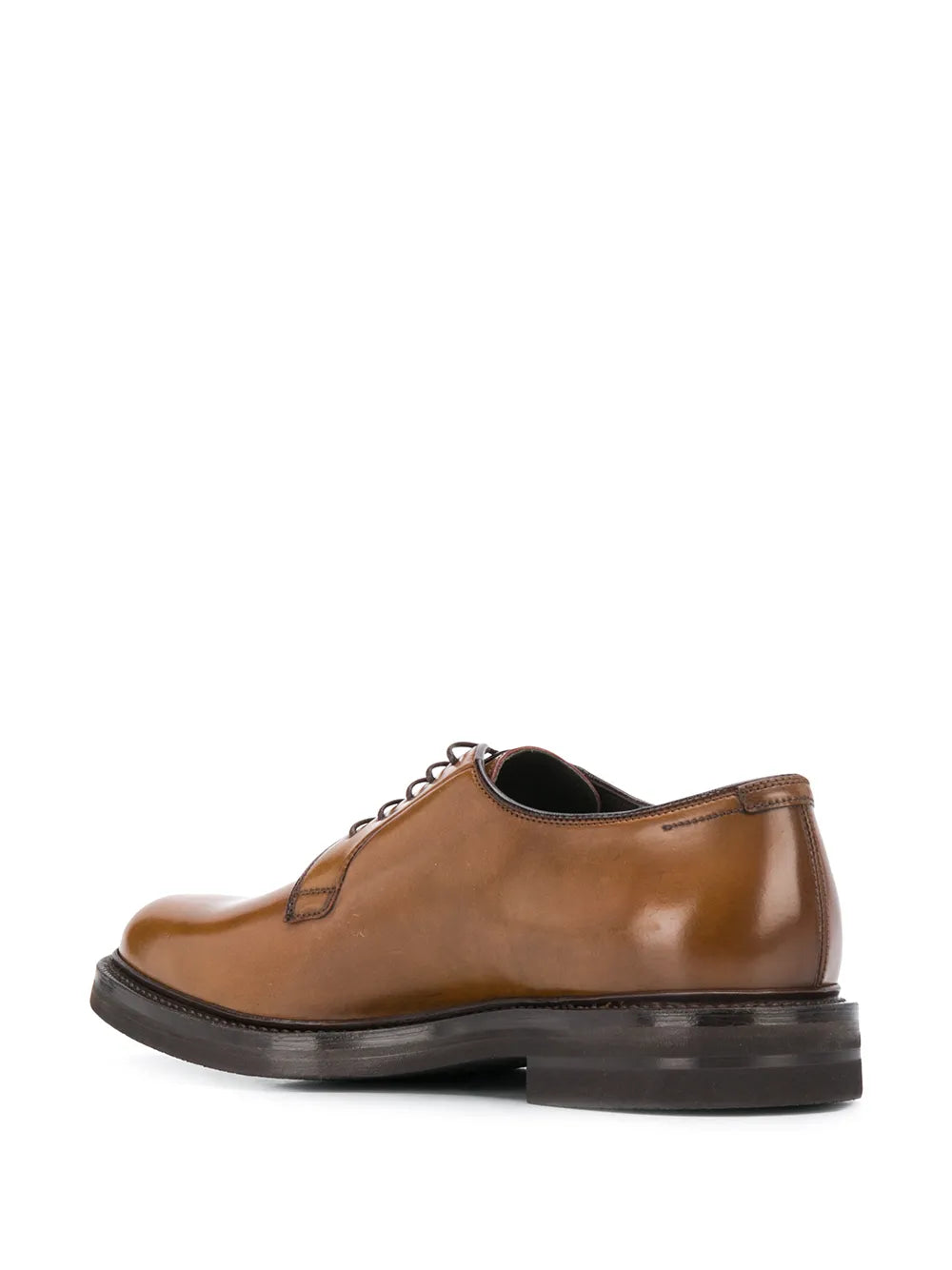 Cordovan derby shoes