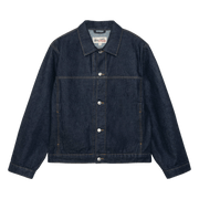 Stussy Trucker Denim Jacket Rinsed Indigo