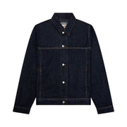 Stussy Trucker Denim Jacket Rinsed Indigo