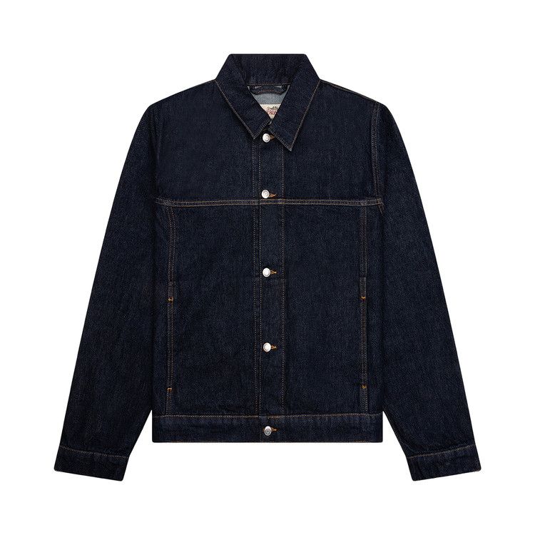 Stussy Trucker Denim Jacket Rinsed Indigo