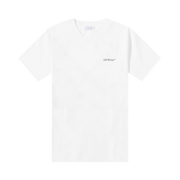 Off-White Scratch Arrows Slim Shorts-Sleeve T-Shirt White/Black