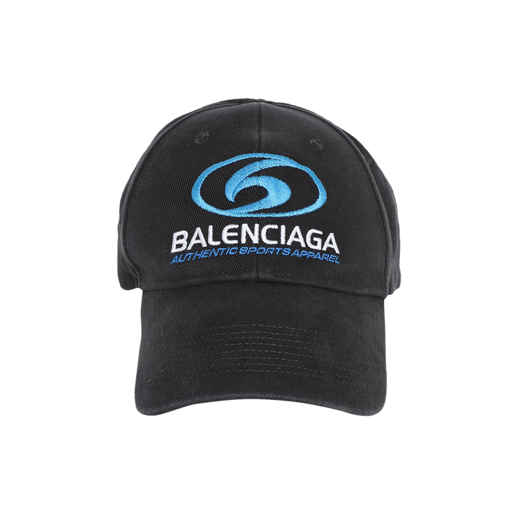 Balenciaga Surfer Cap Washed Black