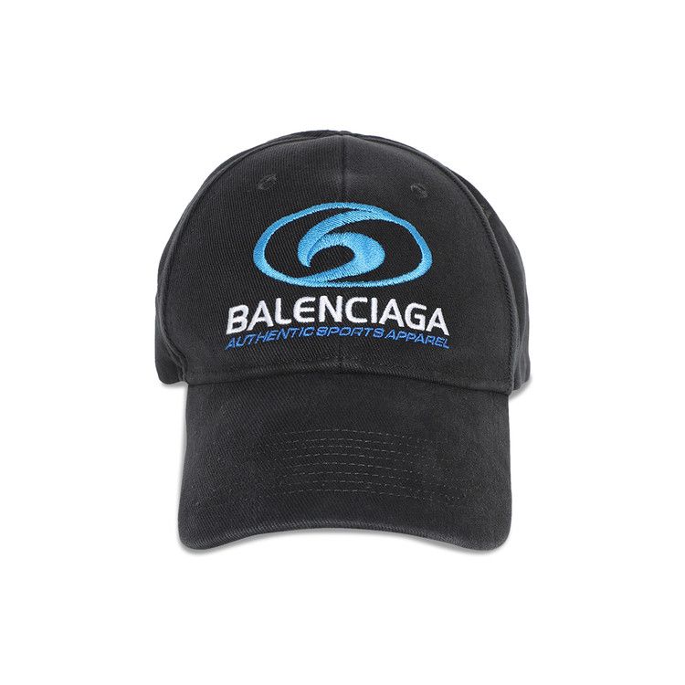 Balenciaga Surfer Cap Washed Black