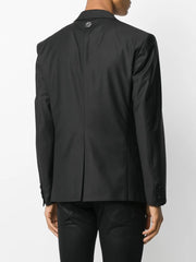 stud embellished tuxedo blazer