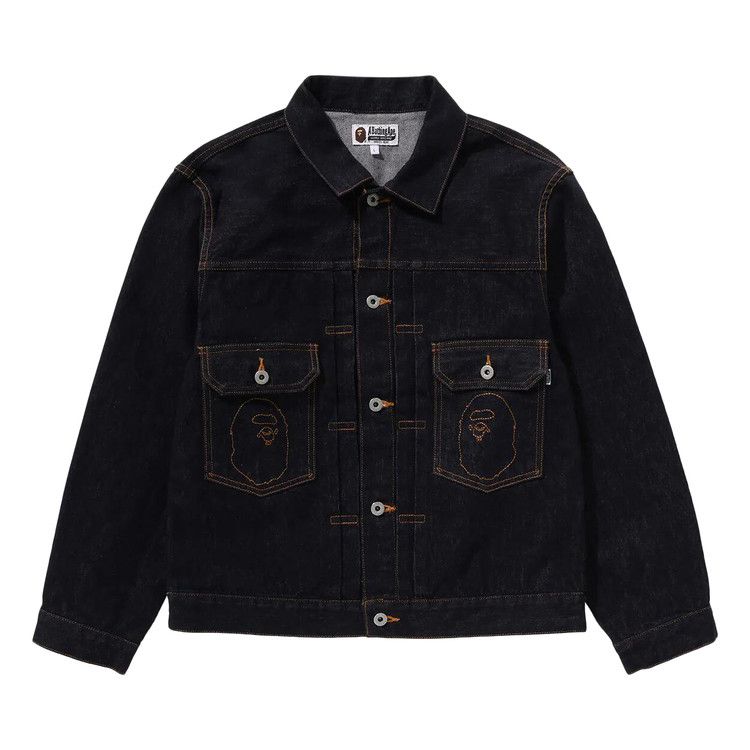 BAPE Ape Head Denim Jacket Indigo