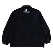 BAPE Bathing Ape Relaxed Fit Denim Coach Jacket Indigo
