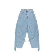 Light Blue Denim Classic Five Pockets Pants