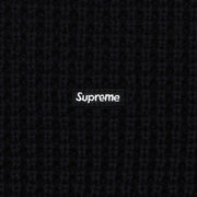 Supreme Waffle Small Box Sweater Black
