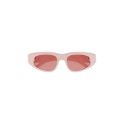 Balenciaga Cat Eye Sunglasses Pink/Gold/Red