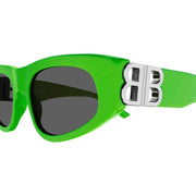 Balenciaga Cat Eye Sunglasses Green/Silver/Grey